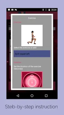 Buttocks workout 30 days Squat android App screenshot 1