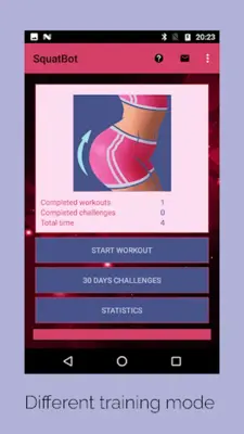 Buttocks workout 30 days Squat android App screenshot 3