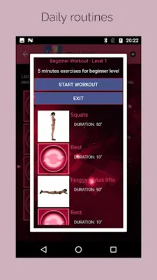 Buttocks workout 30 days Squat android App screenshot 4