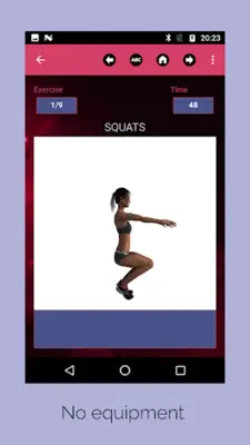 Buttocks workout 30 days Squat android App screenshot 5